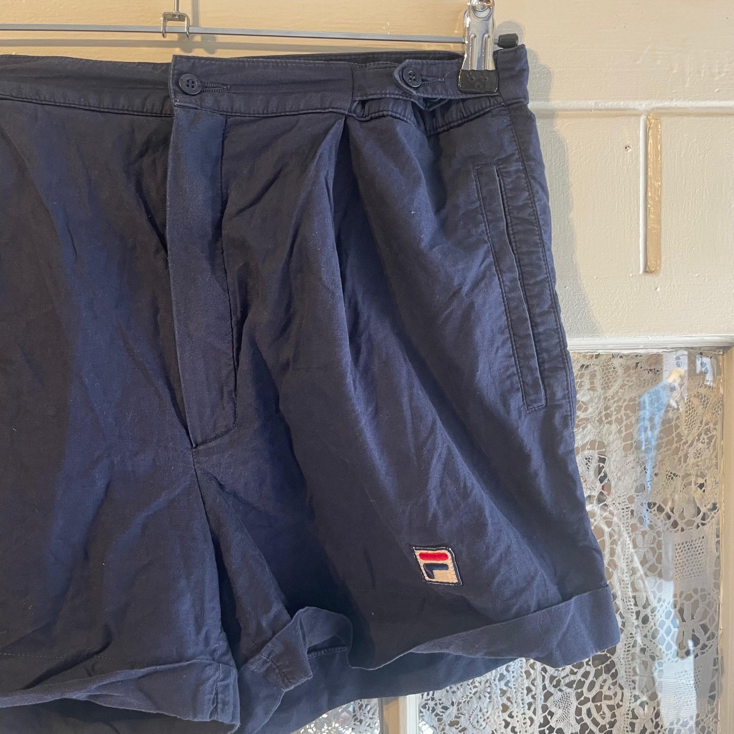 1980s Blue Navy Fila Shorts