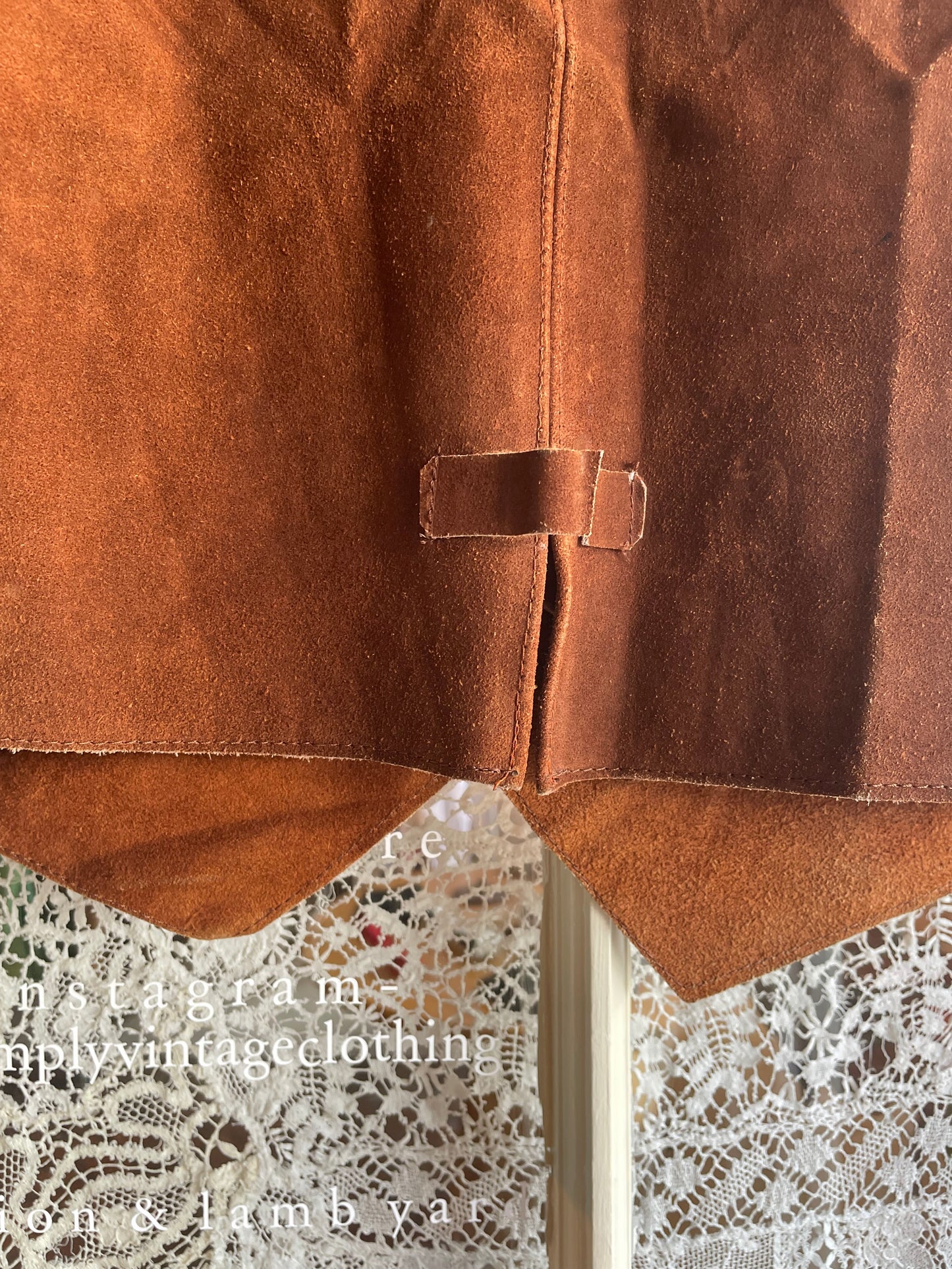 Suede Tassel Wasitcoat