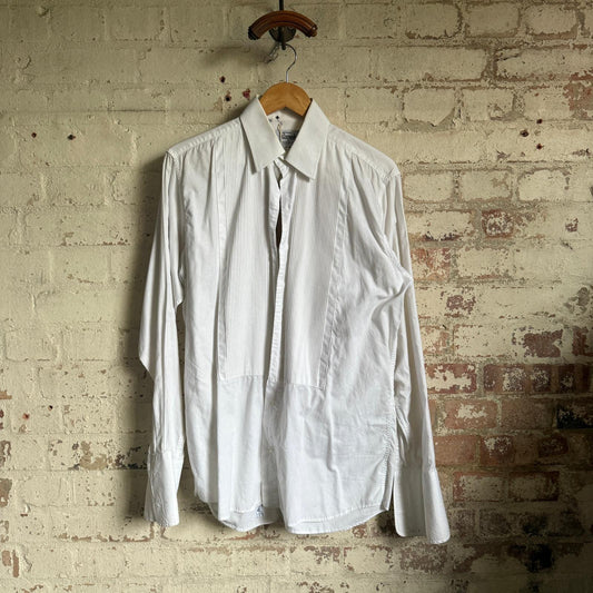 1970s White Harrods Dress Shirt