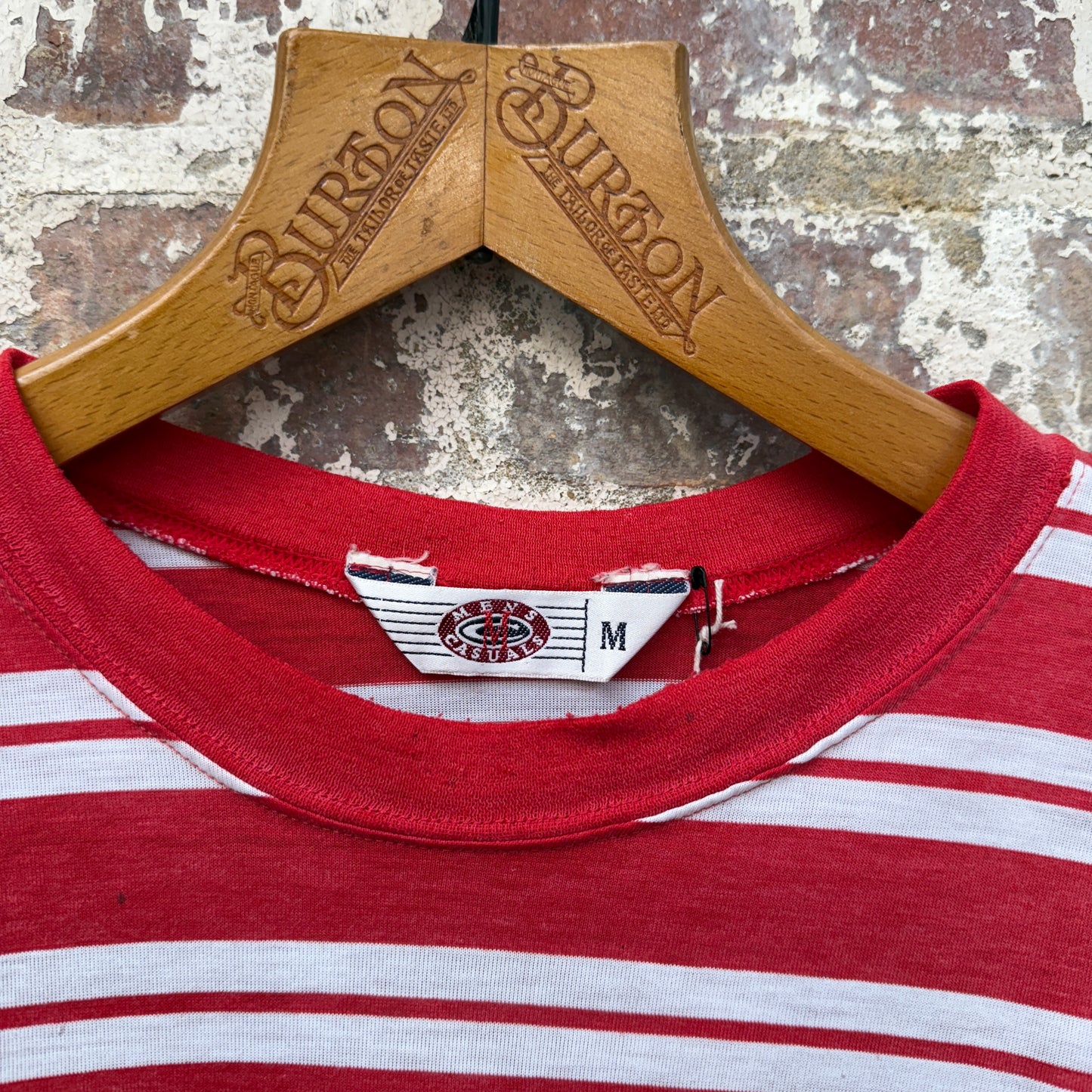 1980s Striped Distressed T-Shirt