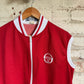 1980s Red Sergio Tacchini Zip Up Track Jacket