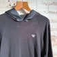 1990s Black Georgio Armani Hoodie Jumper