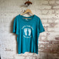 1980s Turquoise Champion Graphic T-shirt