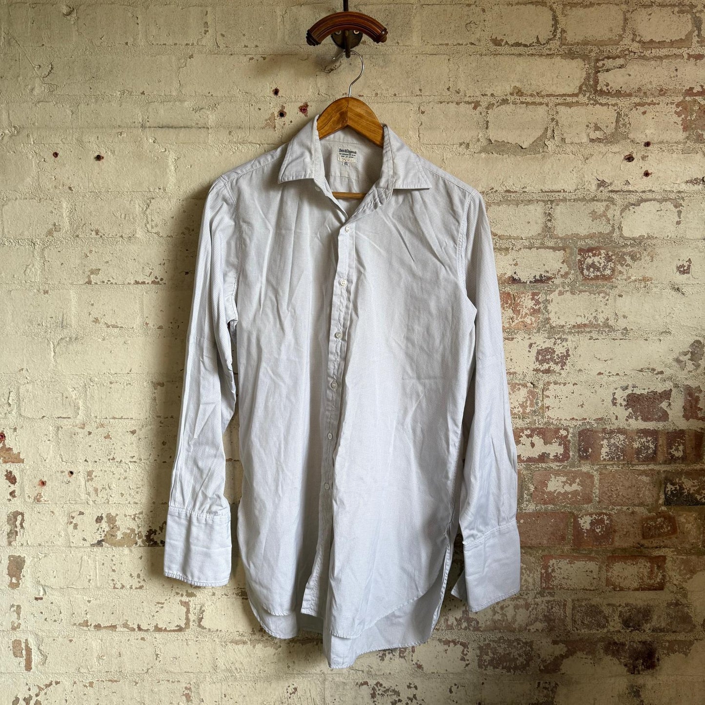 1940s British Striped Formal Shirt