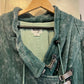 1970s 1980s Green Unusual Padded Italian Jacket