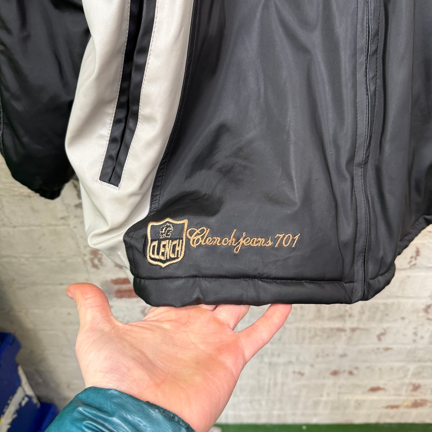 2000s Y2K Black Clench Jacket Coat