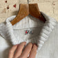 1960s White Roll Neck Knitted Jumper