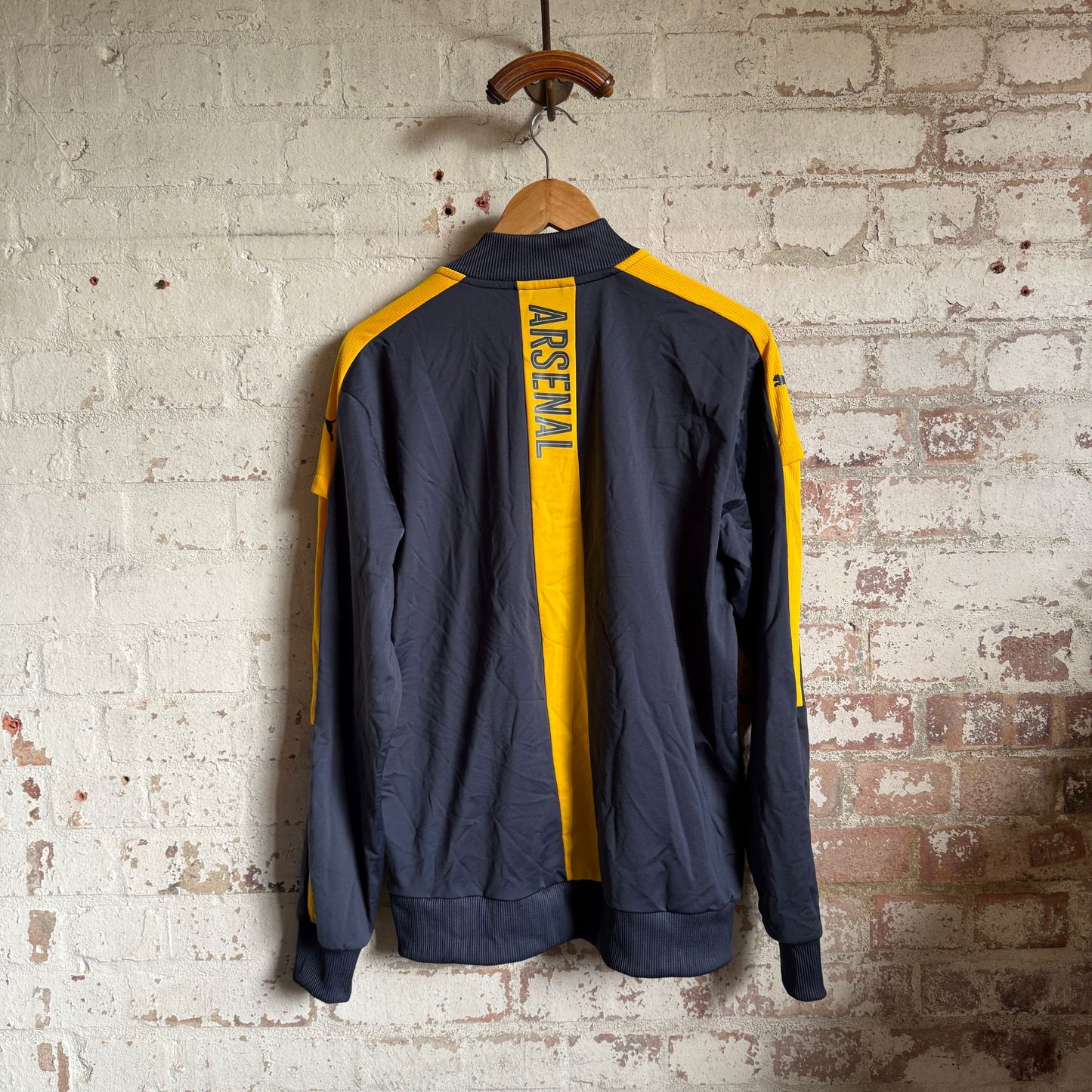2000s Grey Puma Arsenal Track Top Jacket