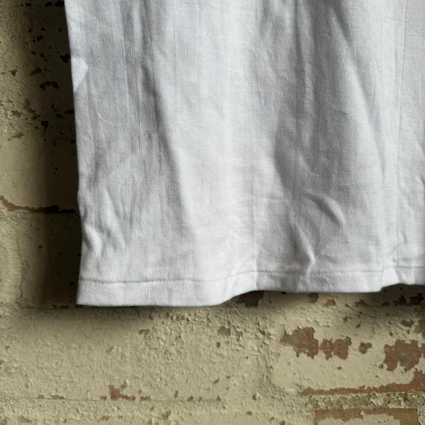 1970s White Roll Neck Sleeveless Vest