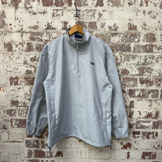 1990s Grey Umbro 1/2 Zip Track Top