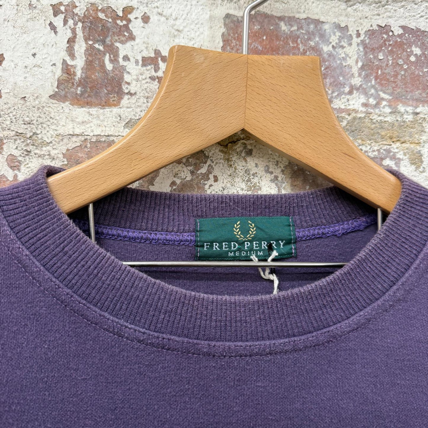 1990s Purple Fred Perry Sweatshirt