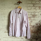 1980s Pink Italian Cotton Striped Shirt