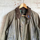 1980s Green Barbour Waxed Jacket Coat