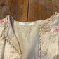 1940s Silk Satin Embroidered Jacket Coat