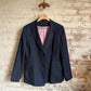 1990s Y2K Denim Dorothy Perkins Navy Blazer Jacket