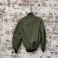 Vintage 1980s Green Bomber Jacket Coat
