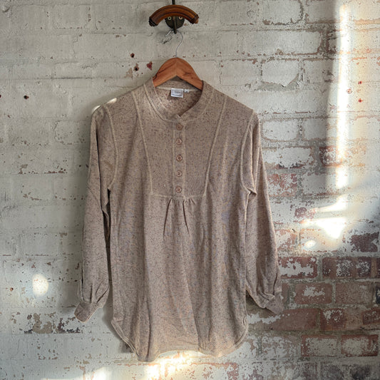1980s Specked Knitted blouse jumper