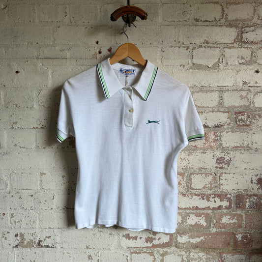1960s White Slazenger Polo Shirt