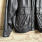 1980s Black Leather St Michael Jacket