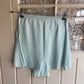 1930s Baby Blue Chiffon Silk Shorts