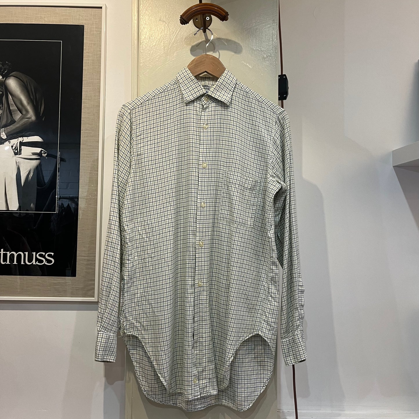1970s St Michaels Long Sleeve Checkered Shirt