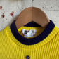 1970s Yellow Button Knitted Long Sleeve Top