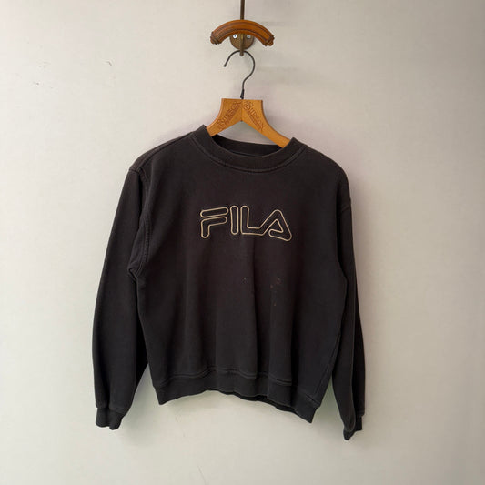 1990s Black Fila Sweatshirt