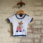 1970s White Clown Graphic Kids T-shirt