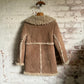 1970s Brown Sheepskin Penny Lane Coat