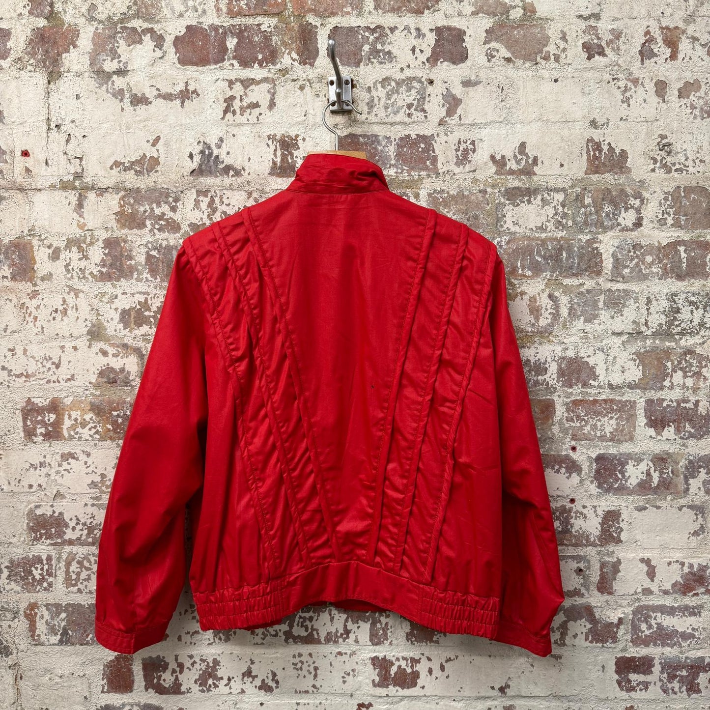 1980s Red ‘Thriller’ Style Zip Jacket