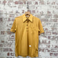 1970s Yellow Italian Button Up Shirt