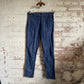 1950s Unusual Blue Cotton Denim Trousers