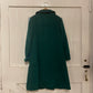 1950s Green Louis Feroud Wool Long Coat