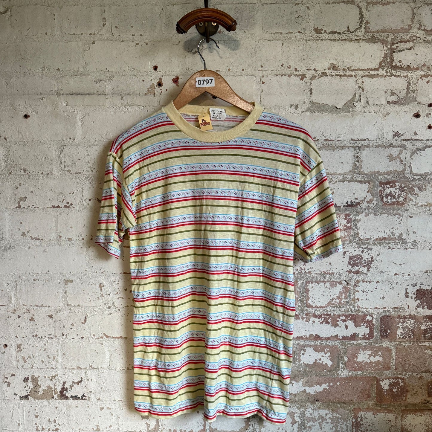 1970s Short-sleeved striped T-shirt