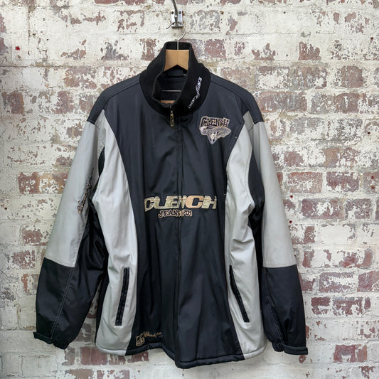 2000s Y2K Black Clench Jacket Coat