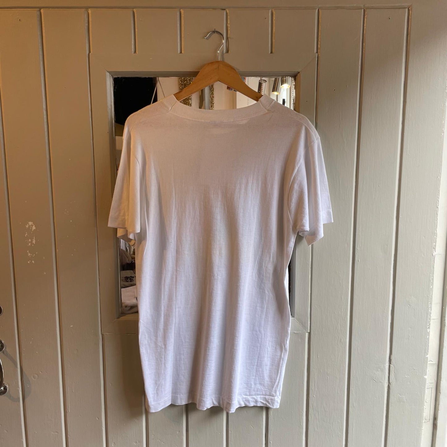 1990s White Statue of Liberty Graphic T-shirt