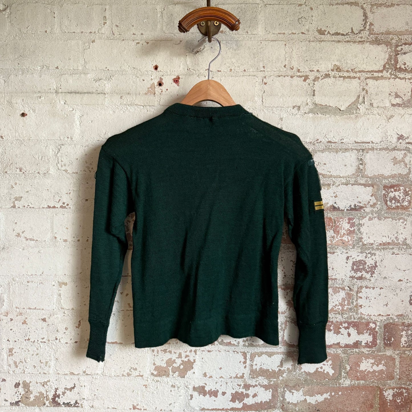 1970s Green Scouts Knitted Jumper