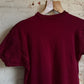 1970s Burgundy Blank T-shirt