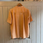 1970s Peach Wallis Open Blouse Shirt