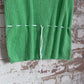 1970s Green Knitted Tie Waist Tank Top Jumper