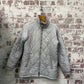 2000s Grey Quilted Nike Jacket