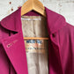 1940s Maroon CC41 Gaberdine Mac Jacket