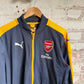 2000s Grey Puma Arsenal Track Top Jacket