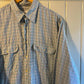 1980s Oliver Valentino Checkered Button Shirt
