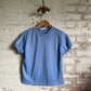 1970s Blue Short Sleeved Jumper