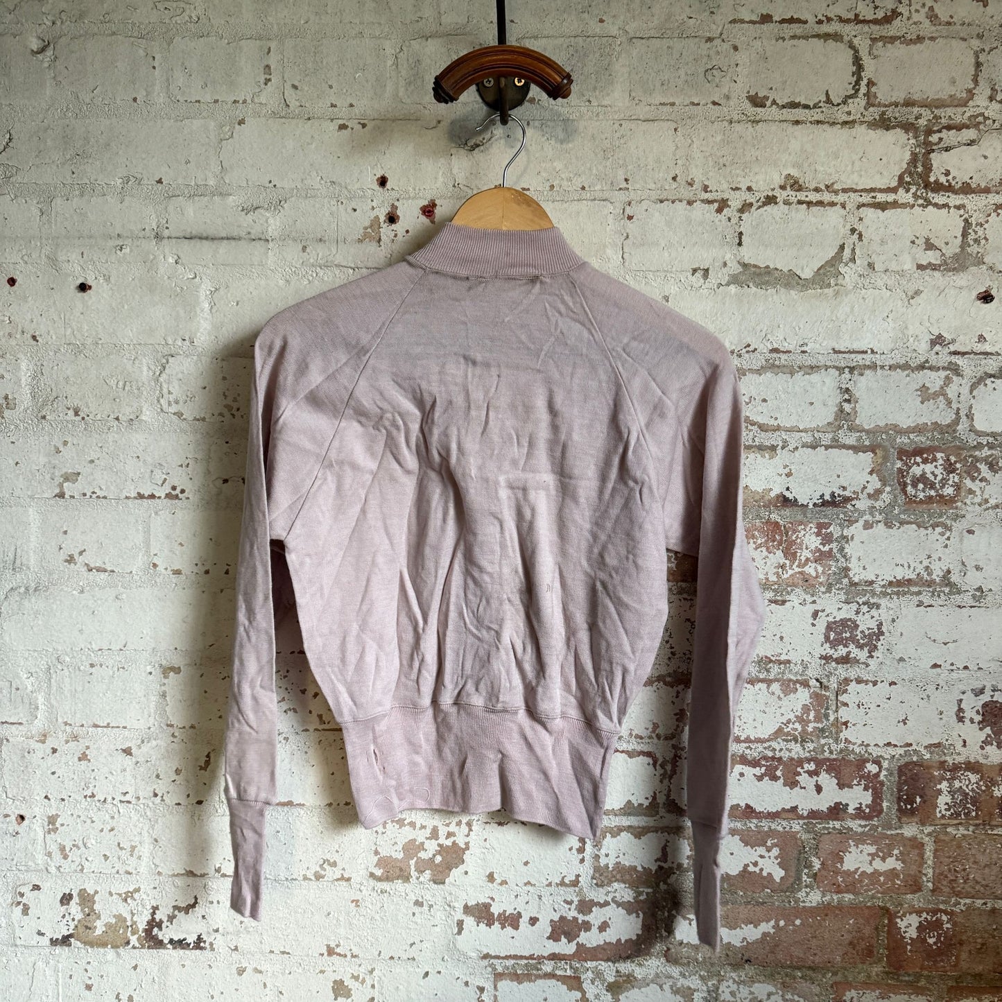 1940s Beige Knitted Wool British Cardigan Jumper