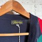 1980s Navy Argyle Knitted Cardigan Jumper