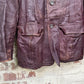 1970s Maroon Leather Jacket