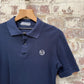 1970s Navy Rare Sergio Tacchini Polo Shirt Top