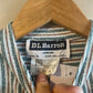 1970s Green Striped Knitted Blouse Shirt